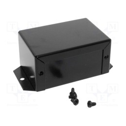 1 pcs x HAMMOND - 1411FBDBK - Enclosure: multipurpose, X: 56mm, Y: 81mm, Z: 28mm, with fixing lugs