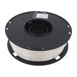 1 rol x GEMBIRD - 3DP-PLA1.75-01-TR - Filament: PLA, 1.75mm, transparent, 190÷220°C, 1kg