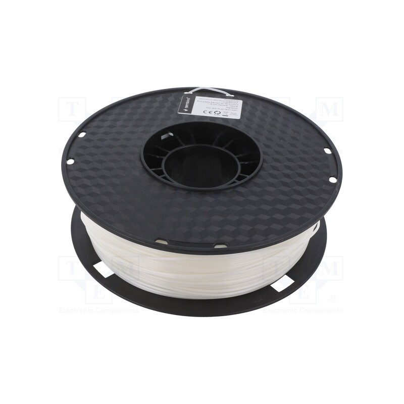 1 rol x GEMBIRD - 3DP-PLA1.75-01-TR - Filament: PLA, 1.75mm, transparent, 190÷220°C, 1kg