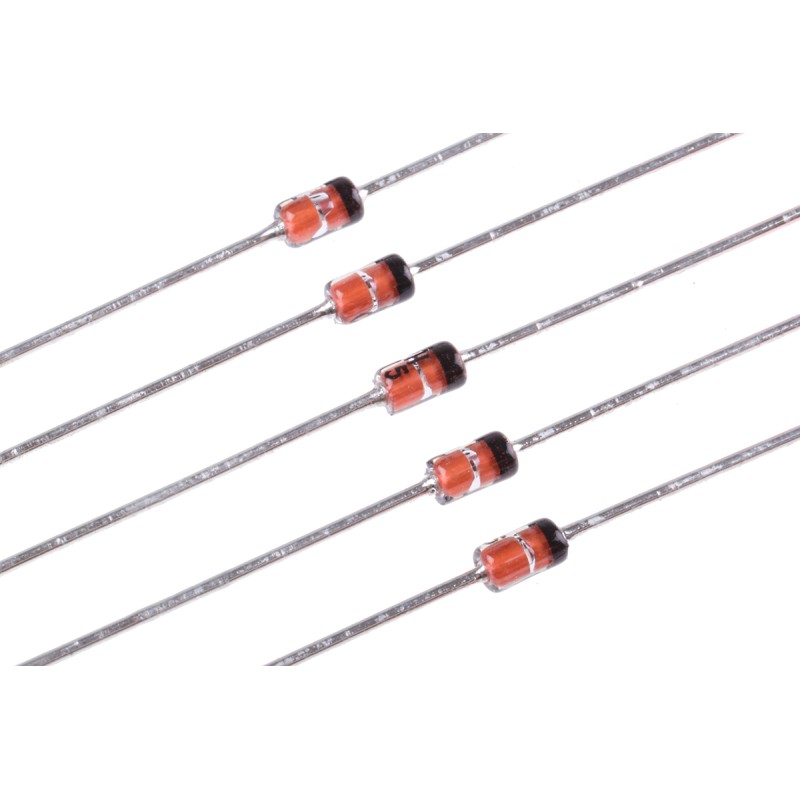 100 pcs - Nexperia, 15V Zener Diode ±5% 1.3 W Through Hole 2-Pin DO-41