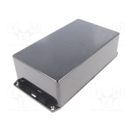 1 pcs x HAMMOND - 1591EFLBK - Enclosure: multipurpose, X: 110mm, Y: 191mm, Z: 61mm, 1591, ABS, black