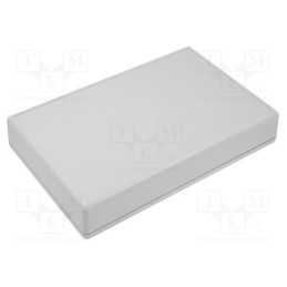 1 pcs x HAMMOND - 1599KGY - Enclosure: multipurpose, X: 140mm, Y: 220mm, Z: 40mm, 1599, ABS, grey
