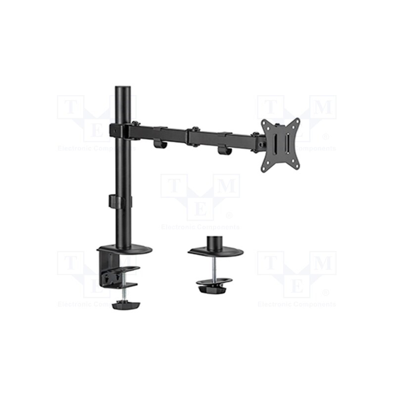 1 pcs x GEMBIRD - MA-D1-01 - Monitor holder, 9kg, 17÷32', Arm len: 441mm, for one monitor