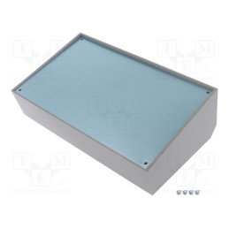 1 pcs x TEKO - 363.8 - Enclosure: desktop, PULT-36, X: 130mm, Y: 216mm, Z: 77mm, ABS, steel