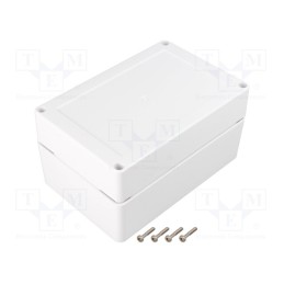 1 pcs x KRADEX - ZP150.100.75SB TM ASA - Enclosure: multipurpose, X: 150mm, Y: 100mm, Z: 75mm, ZP, ASA, white