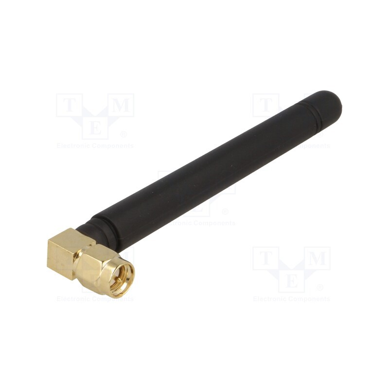 1 pcs x SR PASSIVES - GSM-ANT015 - Antenna, GSM, 2dBi, linear, angular,twist-on, 50Ω, male,SMA