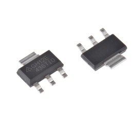 800 pcs - DiodesZetex AP2114H-3.3TRG1, 1 Low Dropout Voltage, Voltage Regulator 1 (Min)A, 3.3 V 3+Tab-Pin, SOT-223