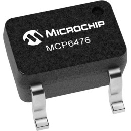 50 pcs - MCP6476UT-E/LT Microchip, Operational Amplifier, Op Amp, RRIO, 3MHz, 5.5 V, 5-Pin SC70-5