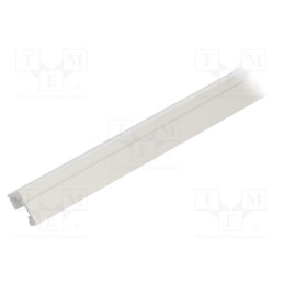 1 pcs x KLUu015a - A04023L10OD_1 - Profiles for LED modules, white, L: 1m, 45-ALU, aluminium, angular
