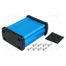 1 pcs x GAINTA - ALUG702BU080 - Enclosure: multipurpose, X: 68.7mm, Y: 89mm, Z: 35.2mm, aluminium