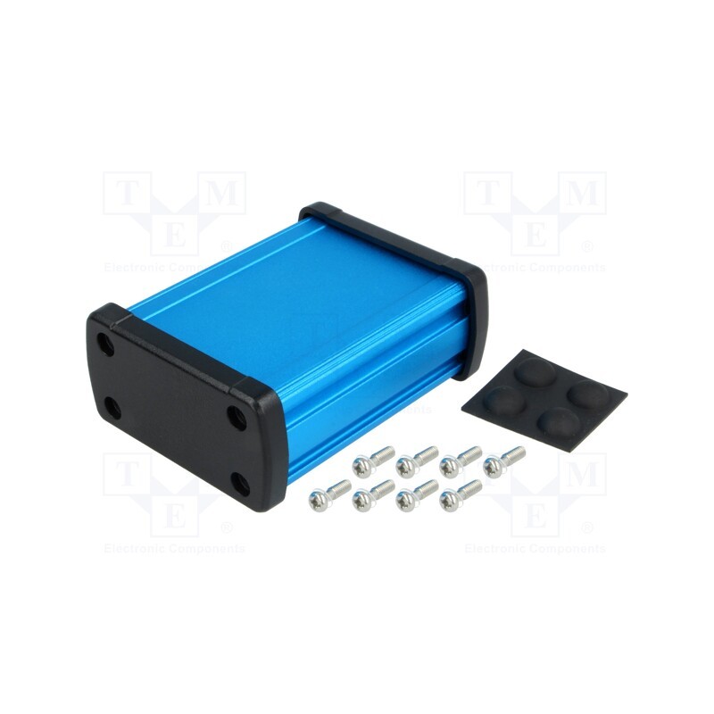 1 pcs x GAINTA - ALUG702BU080 - Enclosure: multipurpose, X: 68.7mm, Y: 89mm, Z: 35.2mm, aluminium