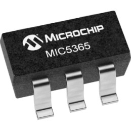 100 pcs - Microchip MIC5365-1.8YC5-TR, 1 Linear Voltage, Voltage Regulator 150mA, 1.8 V 5-Pin, SC-70