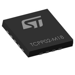 10 pcs - STMicroelectronics TCPP02-M18, USB Controller, USB C, 18-Pin 18-QFN
