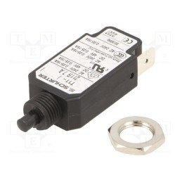1 pcs x SCHURTER - 4400.0139 - Circuit breaker, Urated: 240VAC, 48VDC, 7A, SPST, Poles: 1, screw