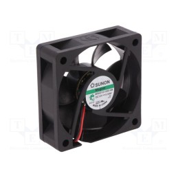 1 pcs x SUNON - MF60201V3-1000U-A99 - Fan: DC, axial, 12VDC, 60x60x20mm, 27.88m3/h, 21dBA, Vapo, 3100rpm