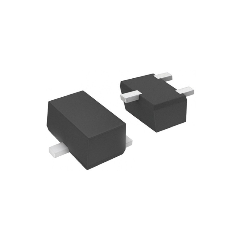 100 pcs - onsemi ESD7C3.3DG, Dual-Element Uni-Directional TVS Diode, 0.24W, 3-Pin SOT-723