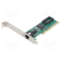 1 pcs x GEMBIRD - NIC-R1 - PC extension card: PCI, PCIe,RJ45 socket, chipset RTL8139C