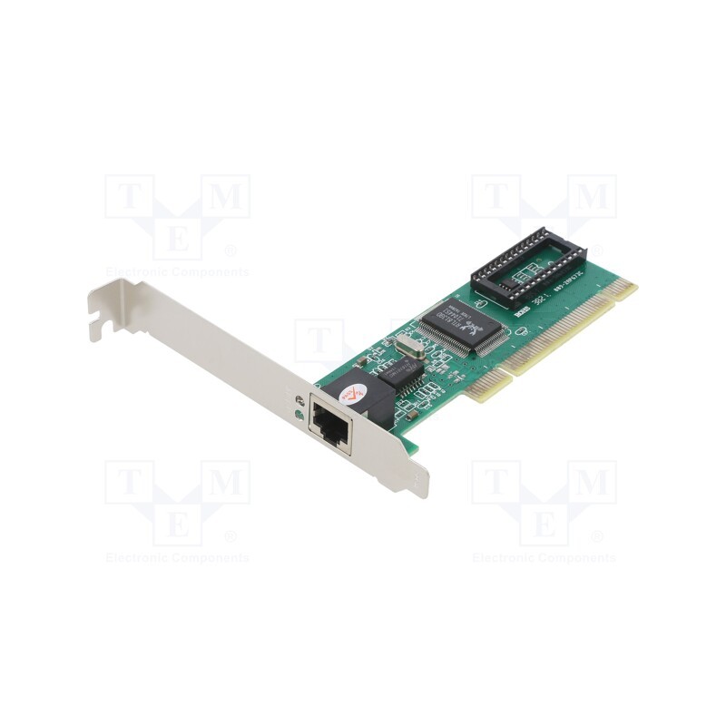 1 pcs x GEMBIRD - NIC-R1 - PC extension card: PCI, PCIe,RJ45 socket, chipset RTL8139C