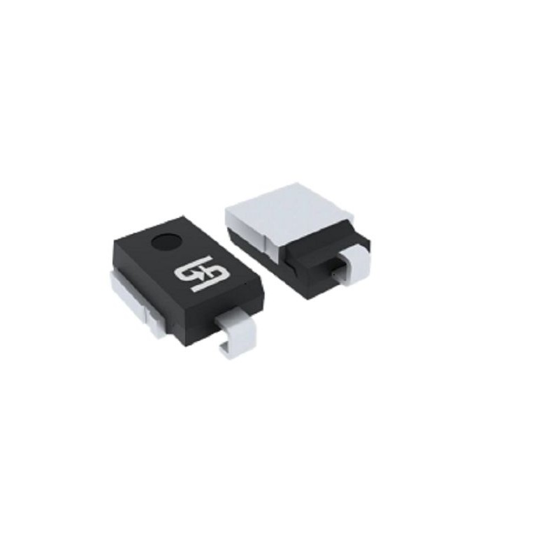 10 pcs - Taiwan Semi TLD8S26AH, Triple-Element Uni-Directional TVS Diode, 6600W, 2-Pin DO-218AB