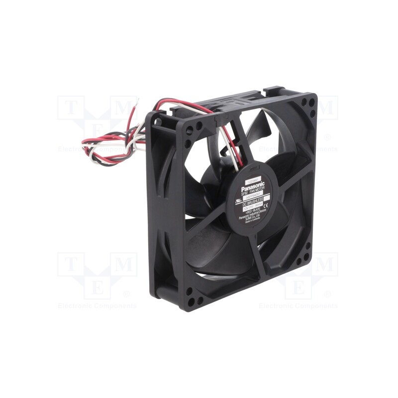 1 pcs x PANASONIC - ASFP94391 - Fan: DC, axial, 12VDC, 92x92x25mm, 57m3/h, 22dBA, ball bearing