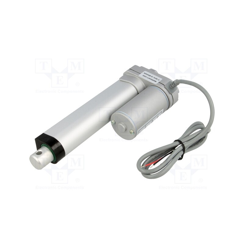 1 pcs x POLOLU - CONCENTRIC LACT4-12V-20 LINEAR ACTUATOR - Motor: DC, 12VDC, 10A, 20: 1, Ioper: 500mA, 100.16mm, IP65