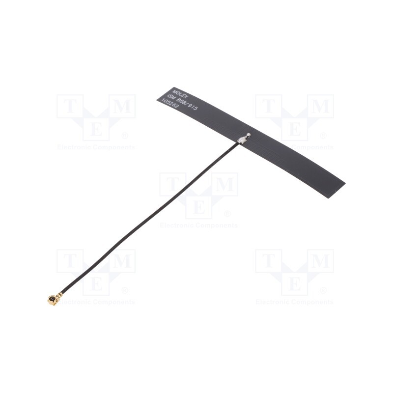 1 pcs x MOLEX - 1052620001 - Antenna, ISM,RF,ZigBee, 1.4dBi, linear, for ribbon cable, U.FL