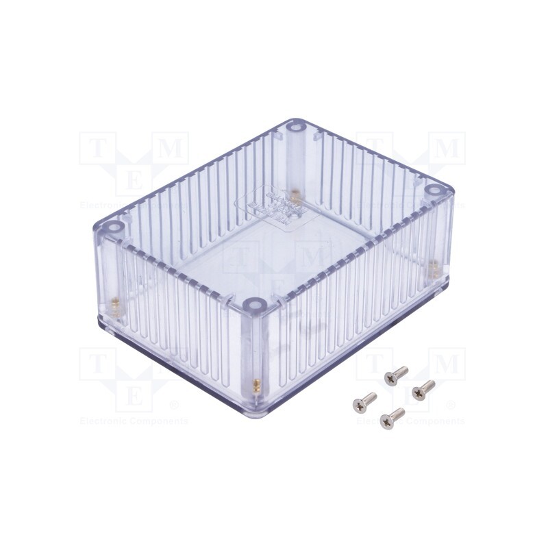 1 pcs x HAMMOND - 1591STCL - Enclosure: multipurpose, X: 82mm, Y: 110mm, Z: 40mm, 1591, IP54