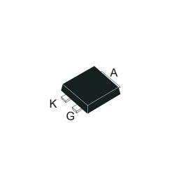 50 pcs - STMicroelectronics X0115MUF, Thyristor 600V, 1A 0.15mA