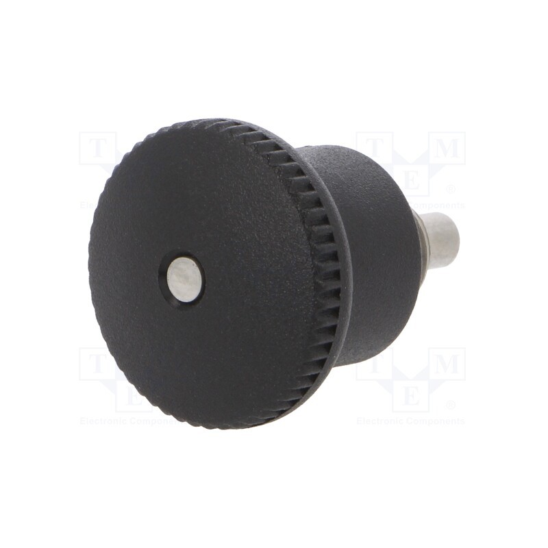 1 pcs x ELESA+GANTER - GN 822.7-4-M8-C - Mount.elem: indexing plungers, with rest position,with knob