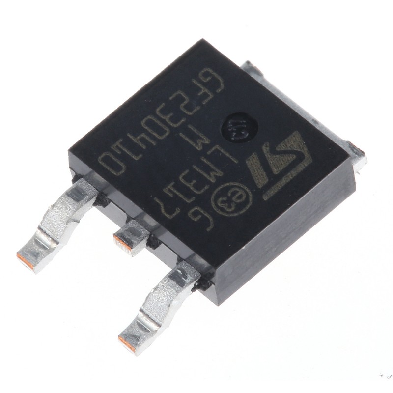 25 pcs - STMicroelectronics LM317MDT-TR, 1 Linear Voltage, Voltage Regulator 200mA, 1.2 - 37 V 3-Pin, DPAK