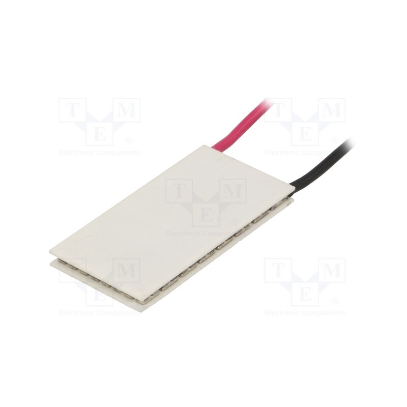 1 pcs x STONECOLD - TEC1-06312 - Module: Peltier, 7.5V, 9.5A, 20x40x3.1mm, 55W, Al2O3, 16AWG, 63°C