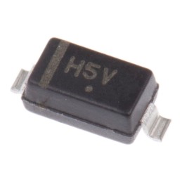100 pcs - onsemi, 15V Zener Diode 5% 500 mW SMT 2-Pin SOD-123