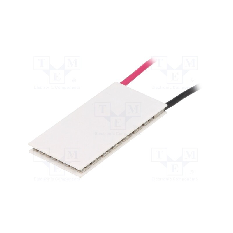 1 pcs x STONECOLD - TEC1-06310 - Module: Peltier, 7.5V, 7.5A, 20x40x3.3mm, 45W, Al2O3, 16AWG, 63°C