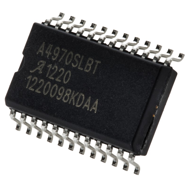 5 pcs - Allegro Microsystems A4970SLBTR-T, Stepper Motor Driver IC, 45 V 0.75A 24-Pin, SOIC W