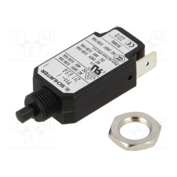 1 pcs x SCHURTER - 4400.0271 - Circuit breaker, Urated: 240VAC, 48VDC, 6.5A, SPST, Poles: 1, screw