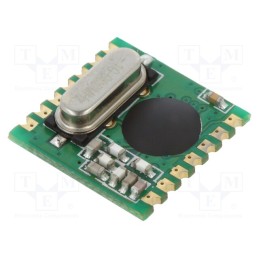 1 pcs x HOPE MICROELECTRONICS - RFM02-868S1 - Module: RF, FM transmitter, FSK, 868MHz, SPI, 2.2÷5.4VDC, 8dBm, SMD