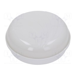 1 pcs x PAWBOL - D.3188M - Lamp: lighting fixture, PUMA, polycarbonate, E27, IP65, Body: white