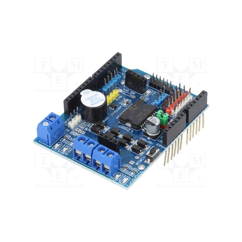 1 pcs x OKYSTAR - OKY2154 - DC-motor driver, L298N, 2A, 4.8÷46V, Ch: 2, Arduino