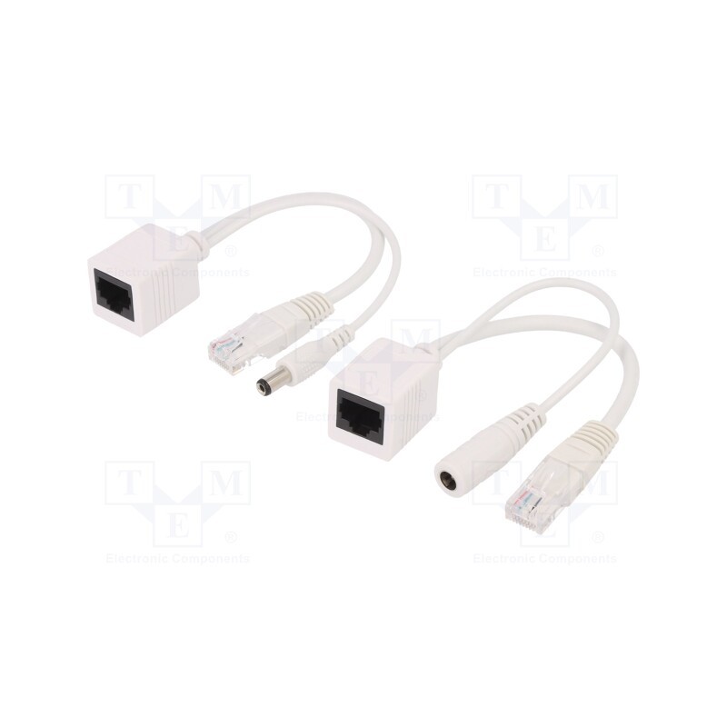 1 pcs x DIGITUS - DN-95001 - Passive PoE cable kit, PoE (PoE), white