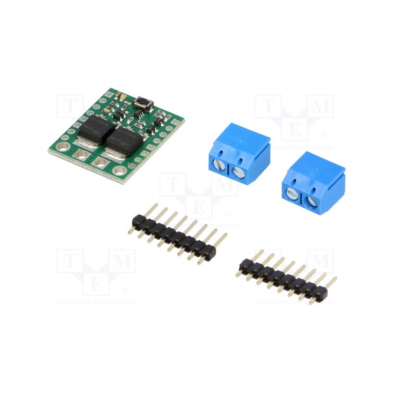 1 pcs x POLOLU - BIG PUSHBUTTON POWER SWITCH MP - Accessories: electronic power switch, 8A, 40V