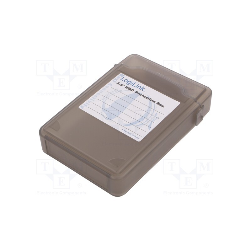 1 pcs x LOGILINK - UA0133B - Hard discs housing: 3,5', Enclos.mat: plastic, black