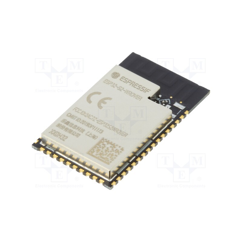 1 pcs x ESPRESSIF - ESP32-S2-WROVER-N4R2 - Module: IoT, WiFi, PCB, SMD, 18x31x3.3mm, 2.412÷2.484GHz, Cores: 1