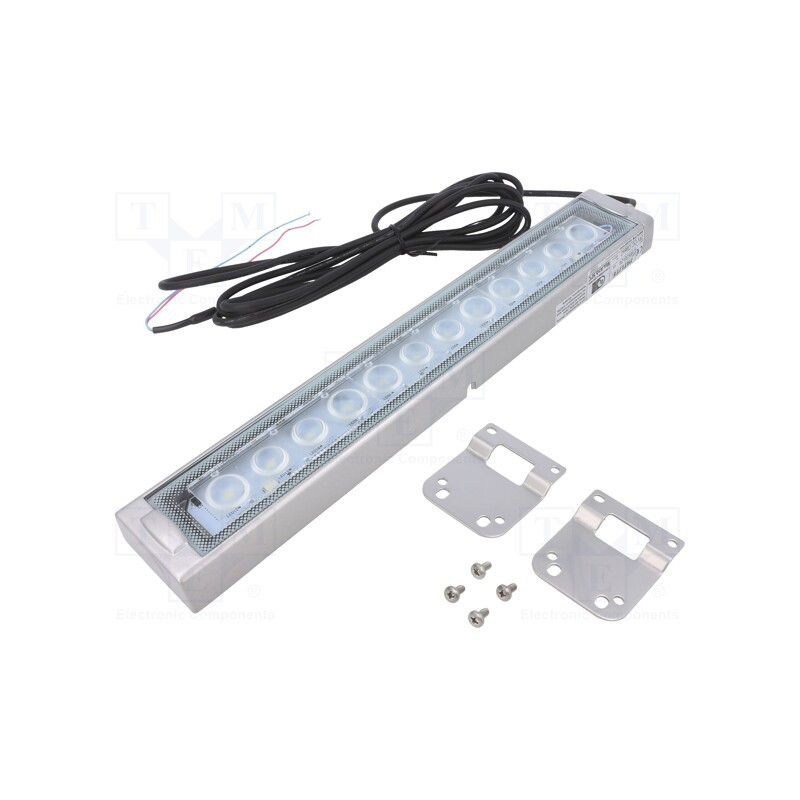1 pcs x PATLITE - CWK3S-24-CD - LED lamp, cool white, 1200lm, 6500K, -10÷50°C, 24VDC, IP66, 3m