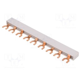 1 pcs x EATON ELECTRIC - EVG-3PHAS/9MODUL - Busbar, 10mm2, Poles: 3, Urated: 240V,415V, Usurge rated: 4kV, fork