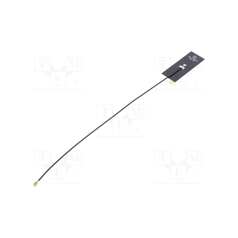 1 pcs x MOLEX - 146184-0200 - Antenna, Wideband, 4dBi, linear, for ribbon cable, 3÷6GHz, U.FL