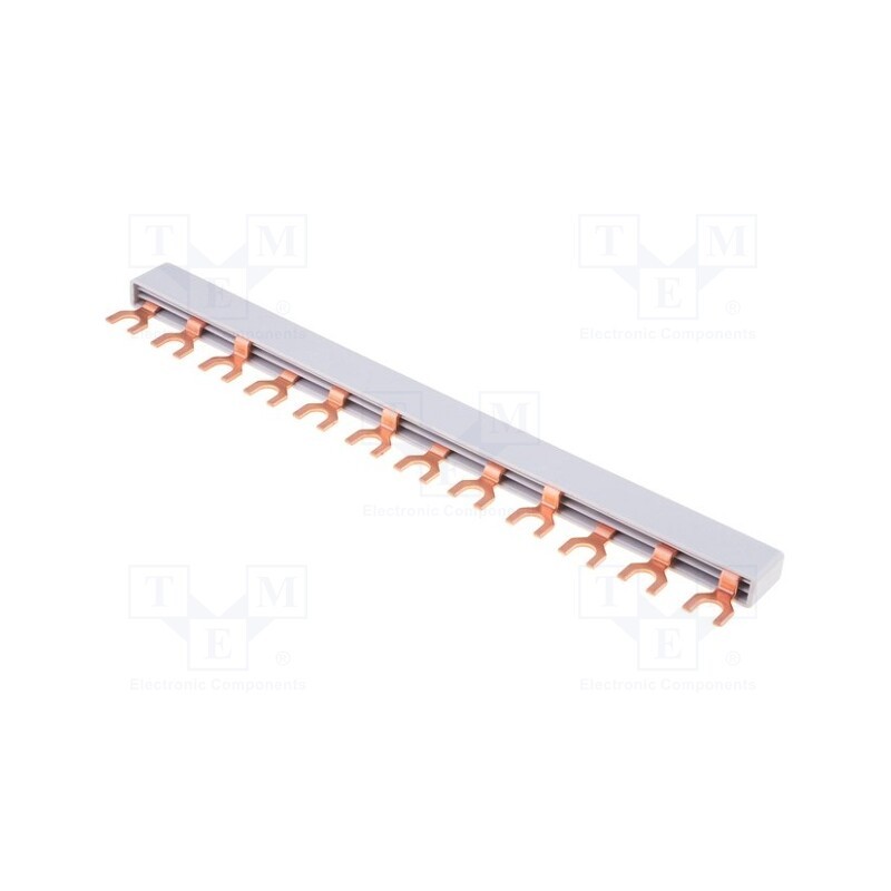 1 pcs x EATON ELECTRIC - EVG-3PHAS/12MODUL - Busbar, 10mm2, Poles: 3, Urated: 240V,415V, Usurge rated: 4kV, fork