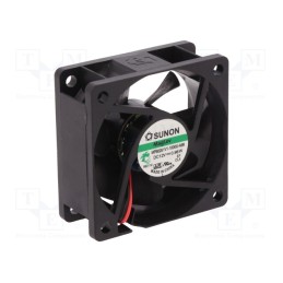 1 pcs x SUNON - MF60251V1-1000U-A99 - Fan: DC, axial, 12VDC, 60x60x25mm, 39.72m3/h, 27dBA, Vapo, 4500rpm