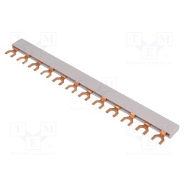 1 pcs x EATON ELECTRIC - EVG-2PHAS/12MODUL - Busbar, 10mm2, Poles: 2, Urated: 240V,415V, Usurge rated: 4kV, fork