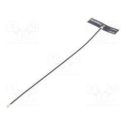 1 pcs x MOLEX - 146153-1150 - Antenna, Bluetooth,WiFi,ZigBee, 2.8dBi,3.7dBi, linear, 34.9x9mm