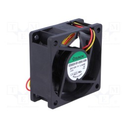 1 pcs x SUNON - EE60251B1-000U-G99 - Fan: DC, axial, 12VDC, 60x60x25mm, 39.93m3/h, 34.5dBA, ball bearing